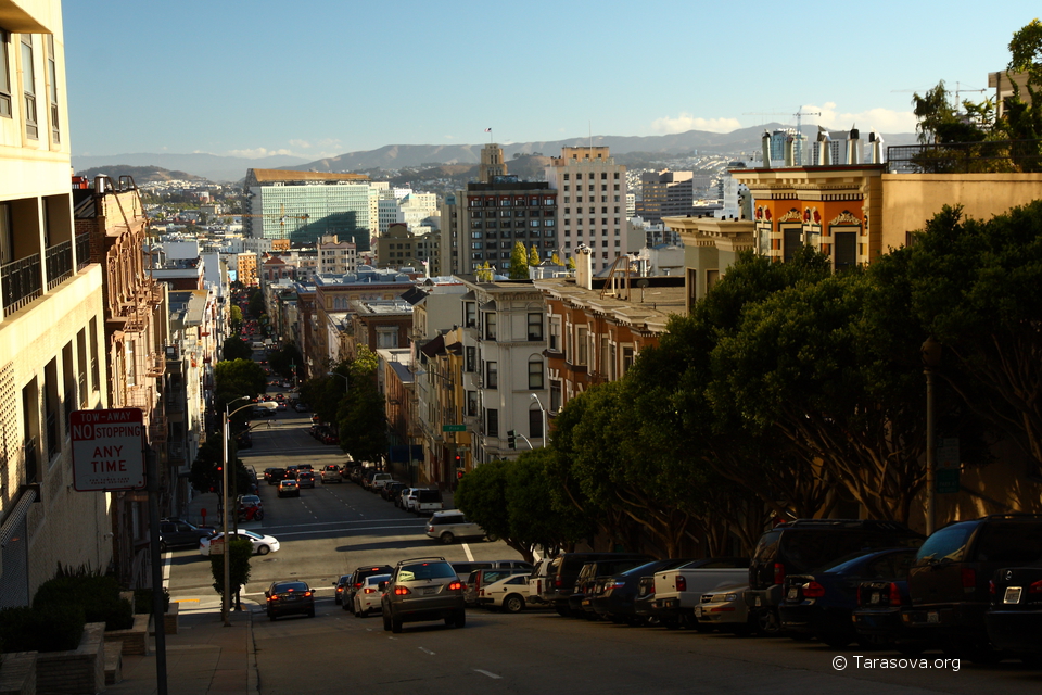 В Сан-Франциско езда по крутым холмам привычна только для его жителей