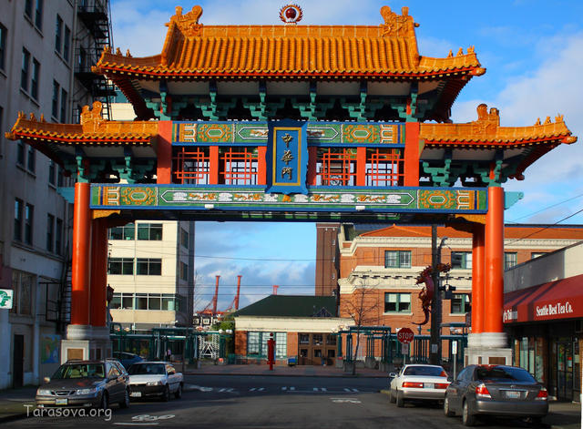 Традиционные ворота Чайнатаун