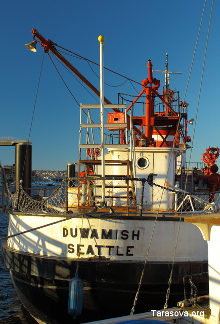 Пожарное судно Duwamish оставалось на службе на набережной Сиэтла до 1985 года