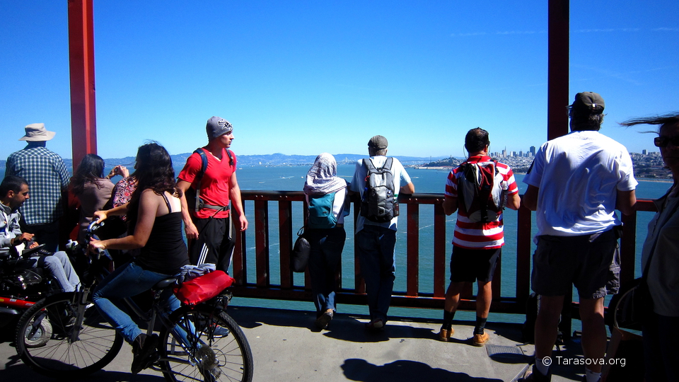С моста Golden Gate открывается замечательный вид на Сан-Франциско