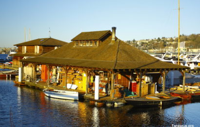 Центр деревянных лодок в Сиэтле. The Center for  Wooden Boats in Seattle.