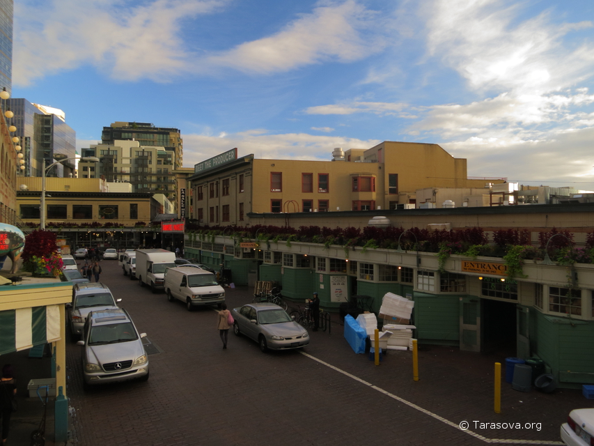 Вид восточной части Pike Place Market