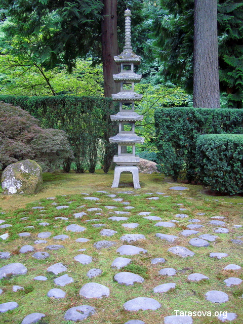 Одна из частей Японского сада