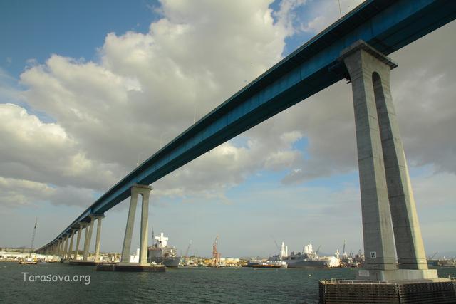 Высота моста Коронадо – 61 метр