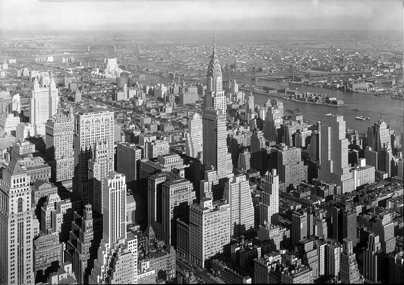 Небоскреб Chrysler Building. 1932 год
