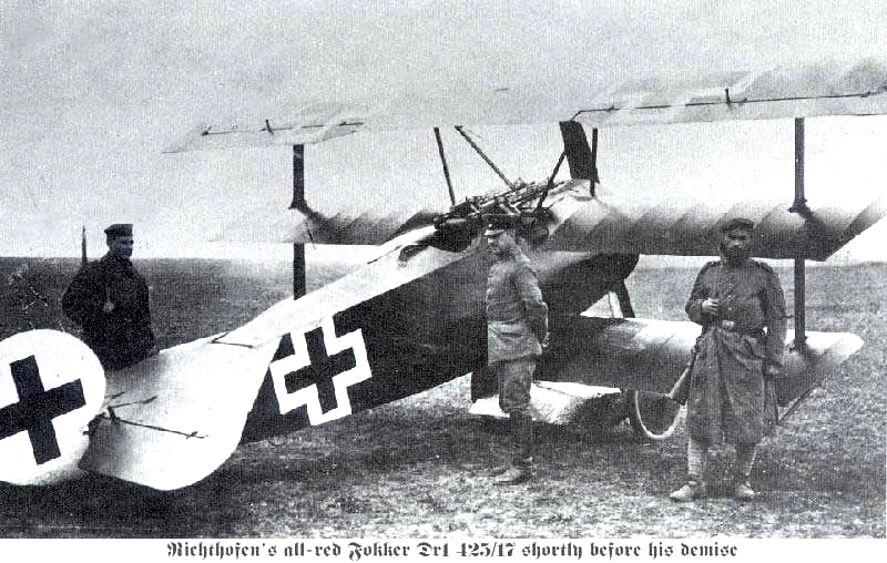 Fokker Dr.I и Манфред фон Рихтгофен
