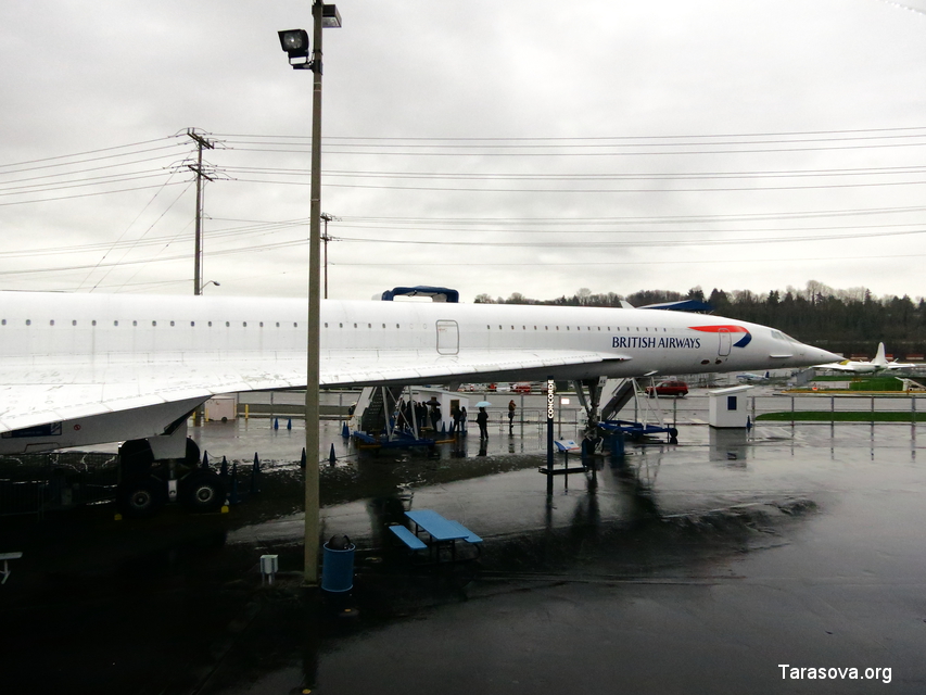 Сверхзвуковой пассажирский самолёт Конко́рд - Concorde